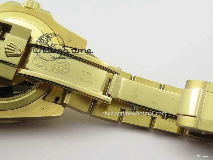 GMT-Master Bezel On Bracelet YG II Bp-Maker Green Ceramic YG A3186 116718LN Dial 1002